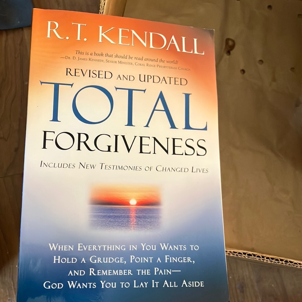 Total Forgiveness Book - Orange and Blue Cover